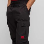 Regular-fit cargo trousers in ripstop cotton - Image 4